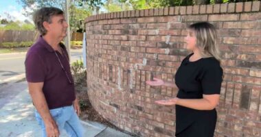 ‘Slow down:’ Seminole County residents concerned after driver crashes into power pole, concrete wall