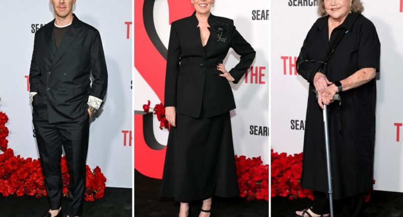 ‘The Roses’ NYC premiere red carpet: Benedict Cumberbatch, Olivia Colman, Kathleen Turner and more