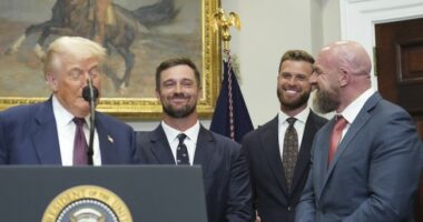 ‘Usually Not My Thing’: President Trump Cracks Up Sports All-Stars With Comment About NFL Player