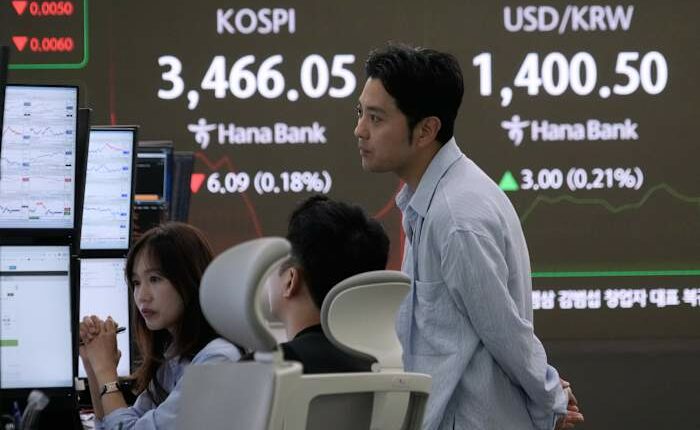 Asian shares are mostly higher after Wall Street’s rally loses steam