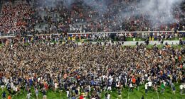 19 people injured after field rush, altercation following Virginia's win over Florida State