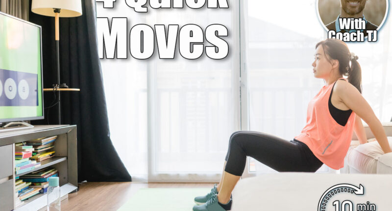4 Commercial Break Moves That Sculpt Your Body While Watching
