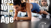 Young athletic woman doing plank exercise while working out in gym. Copy space. 4 Quick Tests That Reveal Your True Fitness Age After 45. Cover
