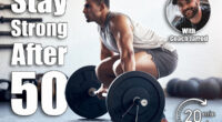 Workout, weightlifting and man doing deadlift training with strength, weights and motivation in fitness gym. Bodybuilder, sport and strong athlete doing power exercise with a dumbbell at health club. 5 Classic Strength Moves Every Man Over 50 Should Still Be Able to Do. Cover