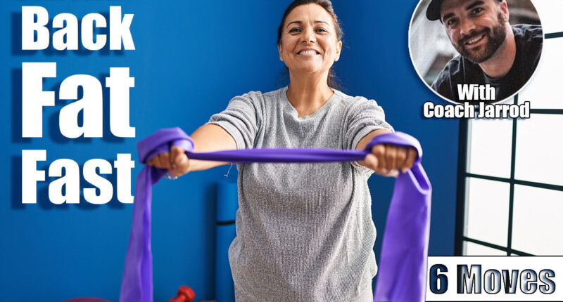 6 Standing Exercises That Eliminate Back Fat in 30 Days After 45