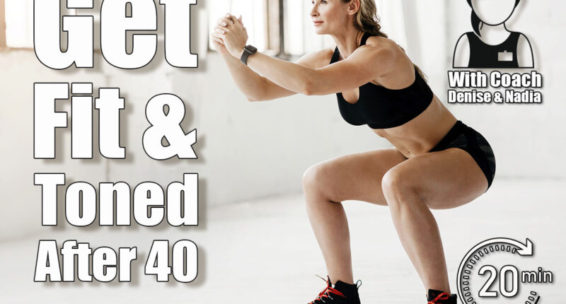 Cardio training and healthy lifestyle during epidemic. Sporty slim woman in sportswear with fitness tracker practicing squat exercises in studio at daylight, copy space. 8 Standing Exercises Women Should Do Daily To Stay Fit, Firm & Toned - UPDATE. Cover