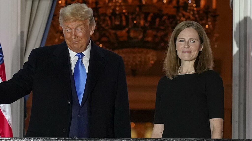 Amy Coney Barrett slams criticism of SCOTUS decisions over Trump