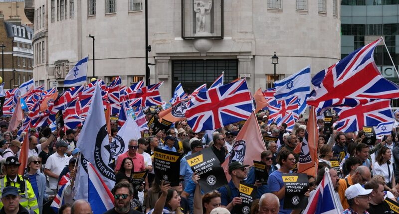 Antisemitism watchdog slams UK government response to 70K rally against Jew-hatred