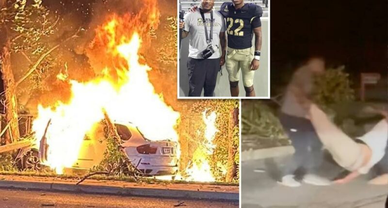 Army football player Larry Pickett Jr. saves driver from burning car in Upstate New York crash
