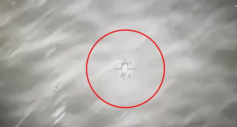 Bombshell new video shows US military's direct hit on glowing UFO