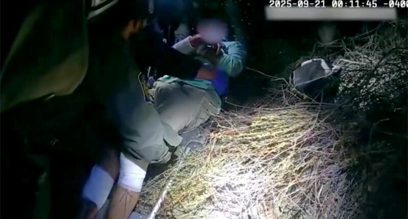 Border Patrol agents rescue cyclist who fell 'more than 50 feet' into remote canyon