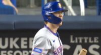 Brett Baty exits with right side soreness in Mets infield blow
