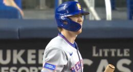Brett Baty exits with right side soreness in Mets infield blow