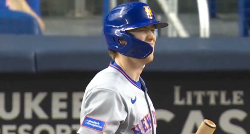 Brett Baty exits with right side soreness in Mets infield blow
