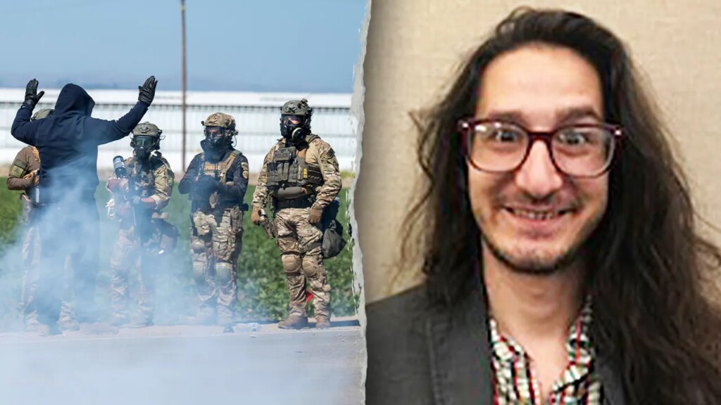 Cal State professor indicted for allegedly hurling tear gas canister at federal agents
