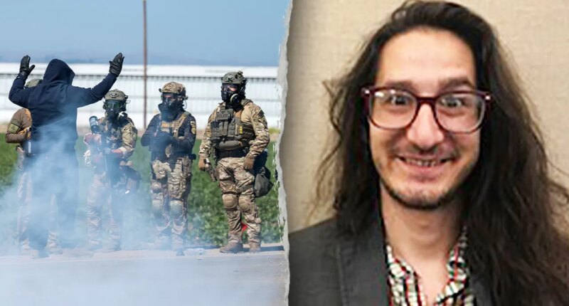 Cal State professor indicted for allegedly hurling tear gas canister at federal agents