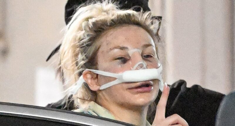 Courtney Stodden unrecognizable as she leaves plastic surgeon's office