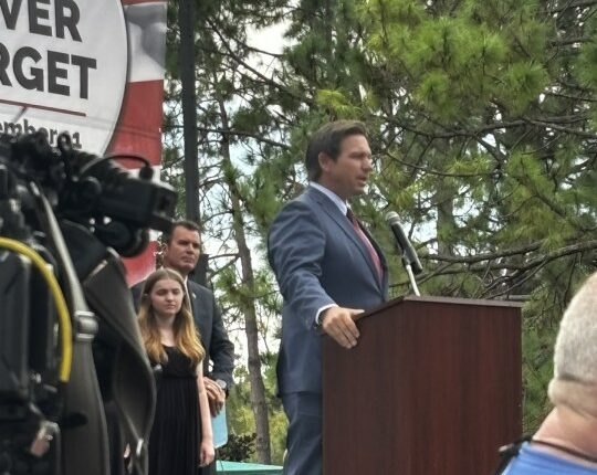 Curlew Hills Memorial Park hosts 911 ceremony; Gov. Ron DeSantis attends