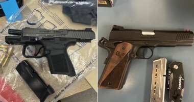 DHS releases images of firearms taken from Chicago anti-ICE protesters