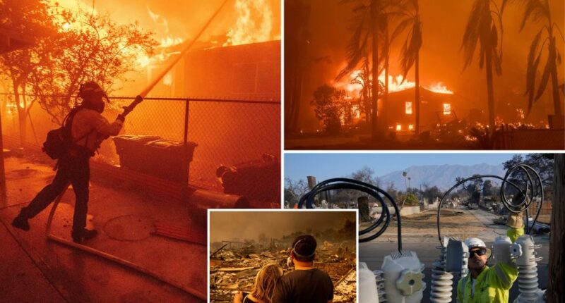 DOJ sues Southern California Edison, alleging equipment sparked Eaton Fire that killed 17 people in LA area