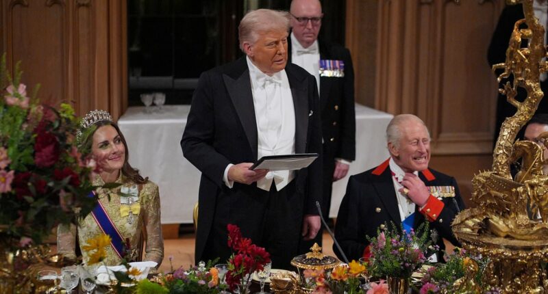 Donald Trump's lavish royal banquet was hit by behind-the-scenes row