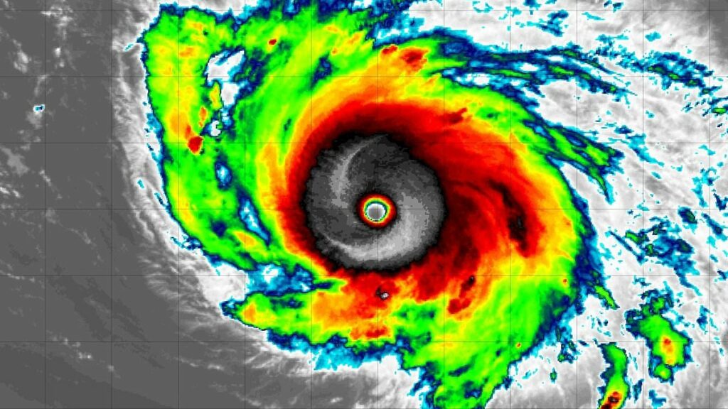 Double hurricanes threaten East Coast as Humberto rages to Category 5
