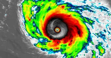 Double hurricanes threaten East Coast as Humberto rages to Category 5