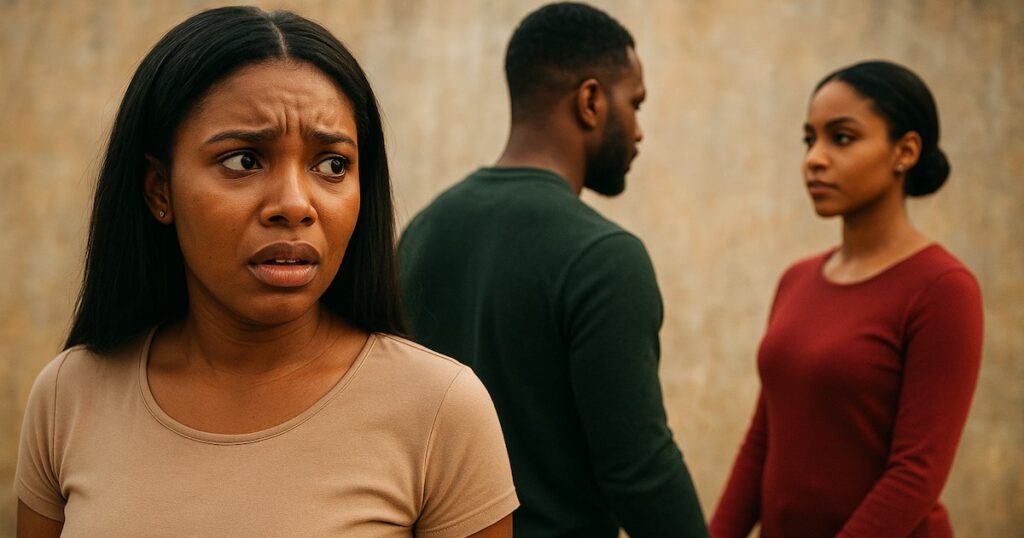 Drama as side chick is denied by married man after confronting wife