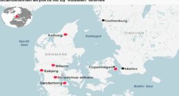 FIVE HUNDRED drone sightings are reported in Denmark