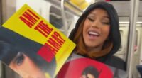 Fans divided as 'embarrassing' Cardi B sells her album on the subway