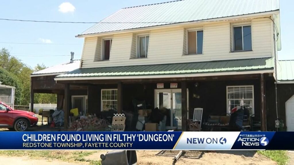 Five children found locked in a 'dungeon'
