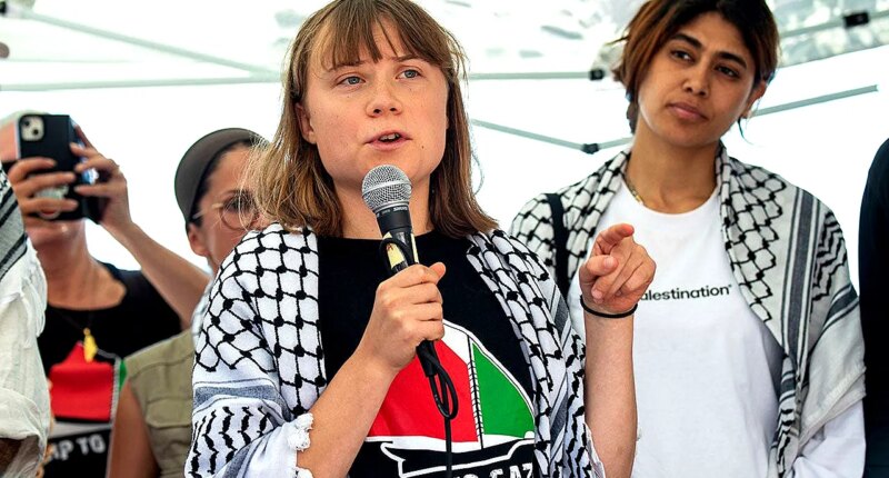 Greta Thunberg’s flotilla bombarded with Abba music after radios hijacked: report