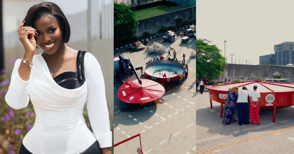 Hilda Baci kicks off biggest jollof cooking, mother leads with prayers