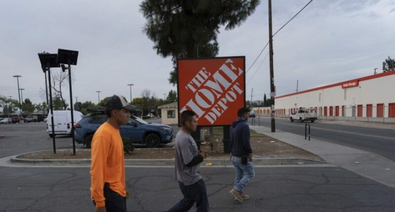 Home Depot stores, long a hub for day laborers, now draw immigration agents out on raids