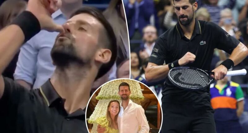 How Novak Djokovic's wife reacted to his US Open dance celebration