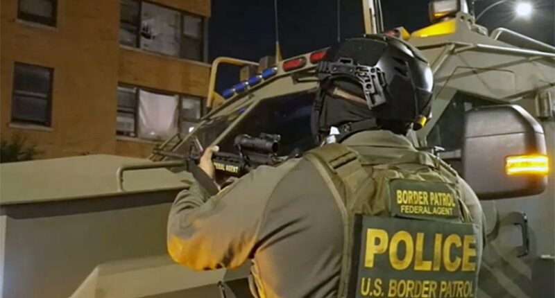 Hundreds of federal agents in Chicago carry out operation targeting suspected Tren de Aragua gang members