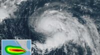 Hurricane Gabrielle forms in Atlantic as Tropical Storm Narda emerges off Pacific coast