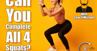 Young adult girl doing heavy duty squats in gym with barbell. If You Can Do These 4 Squat Variations, Your Lower Body Is Bulletproof. Cover
