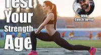 squatting.young beauty girl do exercises at the stadium. If You Can Hold These 4 Positions at 50, Your Strength is Full of Youth. cover
