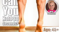 Muscles of the posterior leg, soleus and gastrocnemius muscle, photo of an athlete. If You Can Hold This Simple Stretch for 30 Seconds at 45+, Your Mobility Is Elite. Cover