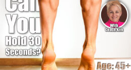 Muscles of the posterior leg, soleus and gastrocnemius muscle, photo of an athlete. If You Can Hold This Simple Stretch for 30 Seconds at 45+, Your Mobility Is Elite. Cover