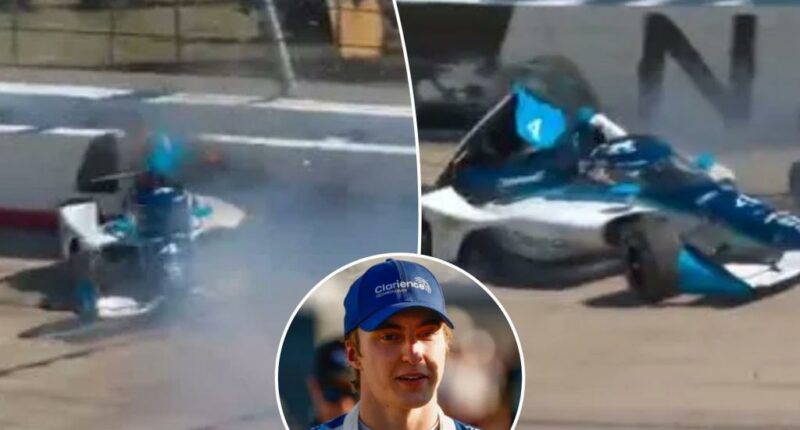IndyCar driver David Malukas airlifted to local hospital after scary crash