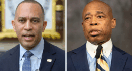 Jeffries praises Eric Adams for serving 'courageously'