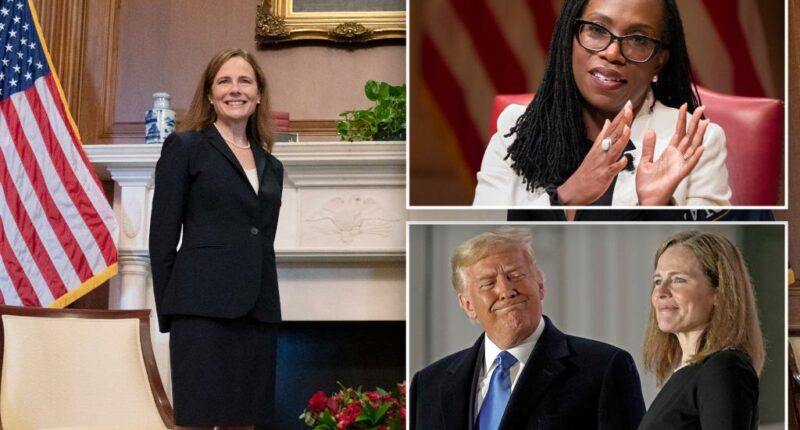 Justice Amy Coney Barrett defends Jackson jabs as ‘warranted’ in rare public appearance