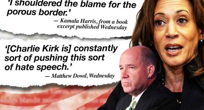 Kamala Harris' border whining, Matthew Dowd's sick attack on Charlie Kirk and more  