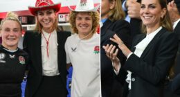 Kate Middleton gives shout out to England before the Women's Rugby World Cup win