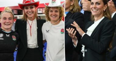 Kate Middleton gives shout out to England before the Women's Rugby World Cup win