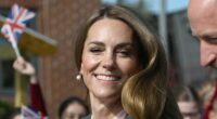 Kate is effortlessly elegant with styled 'bronde' tresses