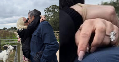 Lady Gaga Gushes Over Fiancé on His 42nd Birthday, Flaunts $1M Ring