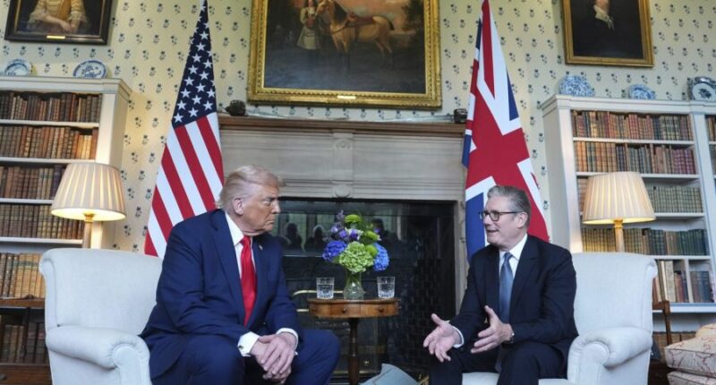 Live updates: Trump, Starmer huddle over trade, Ukraine
